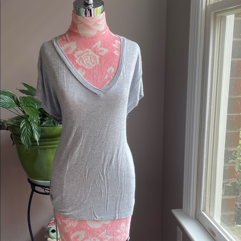 Papermoon Light Gray Top